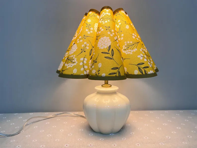 Floral Print Table Lamp
